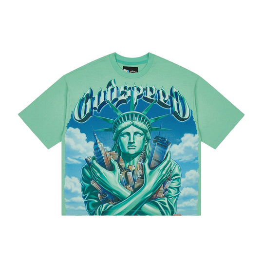 Godspeed Mens NextGen Empire Guardian Crew Neck T-Shirt Aqua