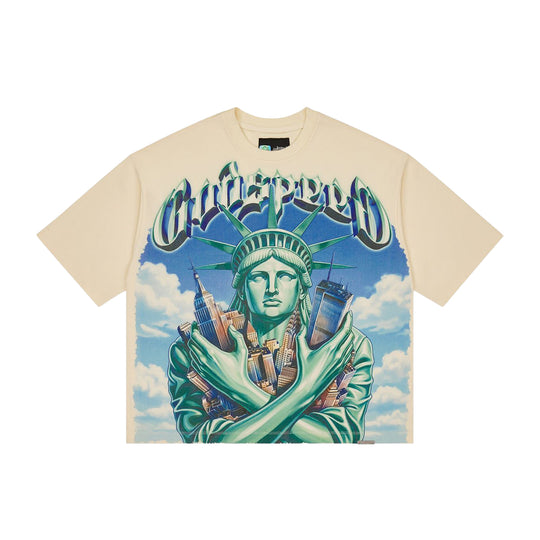 Godspeed Mens NextGen Empire Guardian Crew Neck T-Shirt Bone