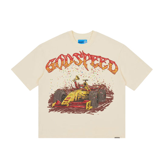 Godspeed Mens NextGen F1 Dreams Crew Neck T-Shirt Bone