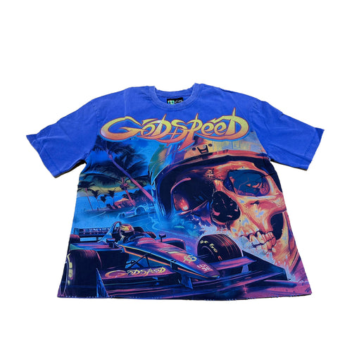 Godspeed Mens F1 Dreams Crew Neck T-Shirt Royal