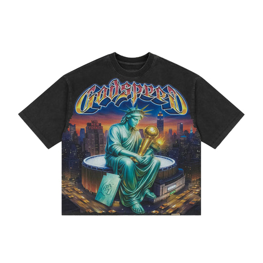 Godspeed Mens Finally Crew Neck T-Shirt Black