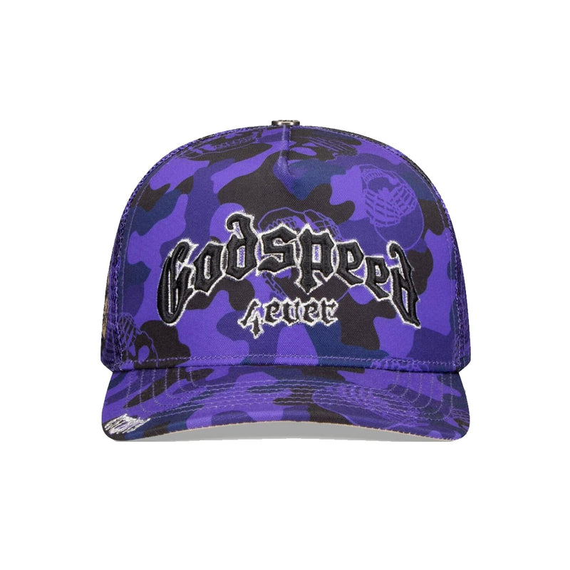 Godspeed Unisex Forever Trucker Hat Camo Grape