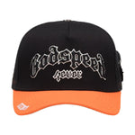Godspeed Unisex Forever Trucker Hat Black/Orange