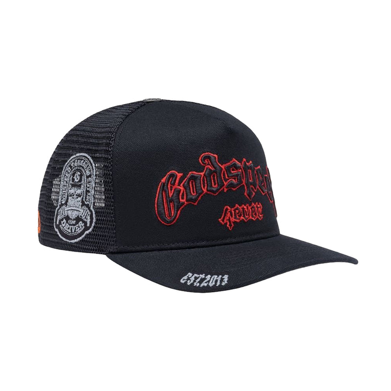 Godspeed Unisex Forever Trucker Hat Black/Red