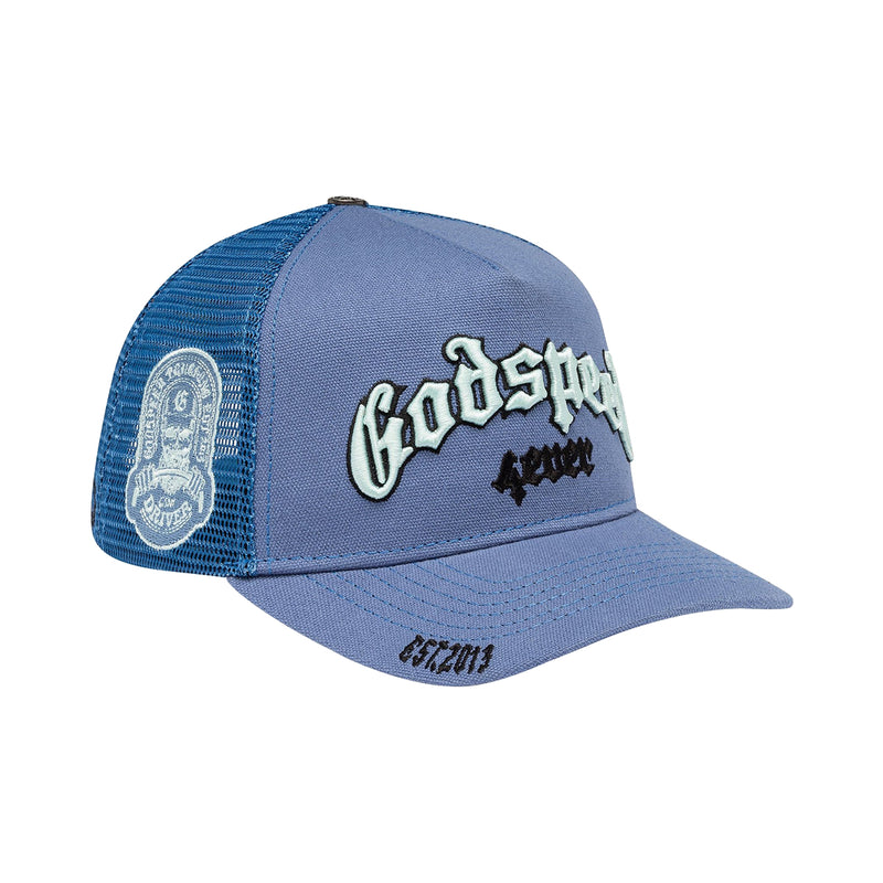 Godspeed Unisex Forever Trucker Hat Triple Blue
