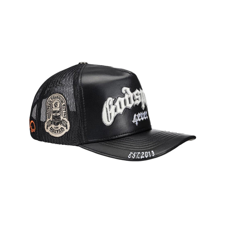 Godspeed Unisex X The LOX Legacy Trucker Hat Black/Navy– Premium