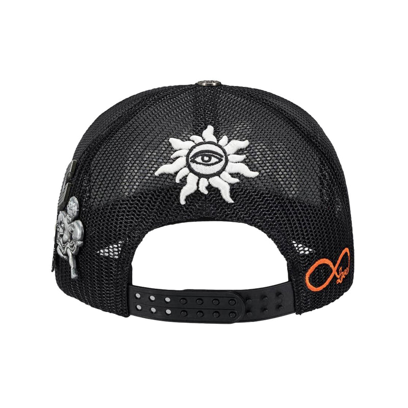 Godspeed Unisex Forever Premium Leather Trucker Hat Black- Premium