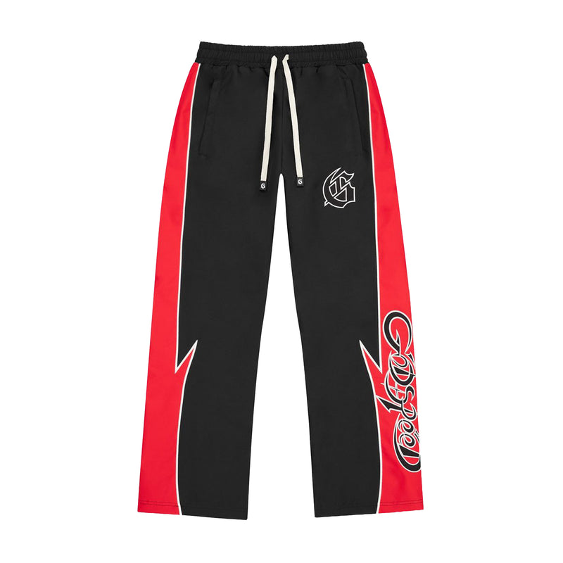 Godspeed Mens GT Track Pants Black/Red