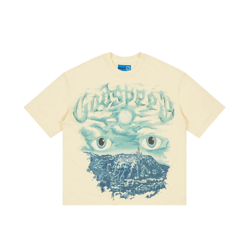 Godspeed Mens NextGen Hills Have Eyes II Crew Neck T-Shirt Bone