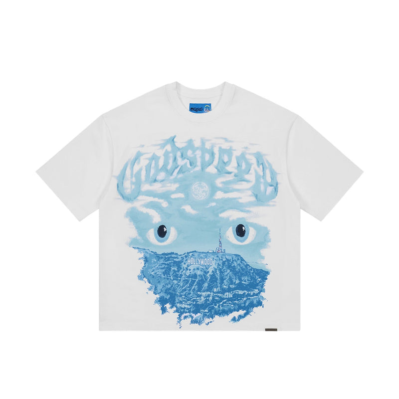 Godspeed Mens NextGen Hills Have Eyes II Crew Neck T-Shirt White