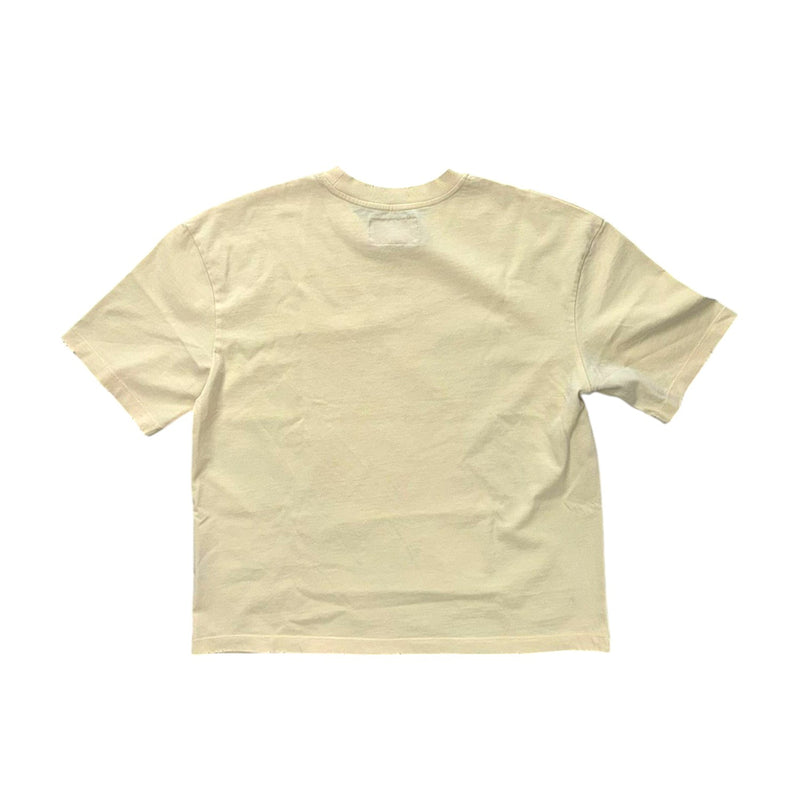 Godspeed Mens Mankind Vs AI III Crew Neck T-Shirt Bone Yellow
