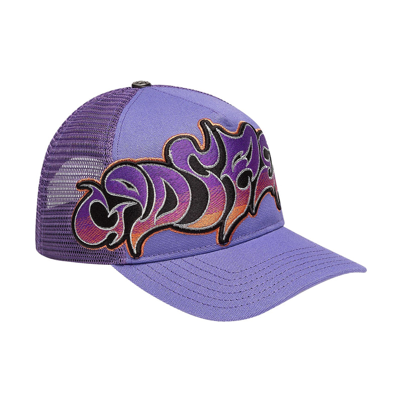 Godspeed Unisex Neo Trucker Hat Purple/Orange