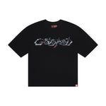 Godspeed Mens New Age Logo Crew Neck T-Shirt Black Wash