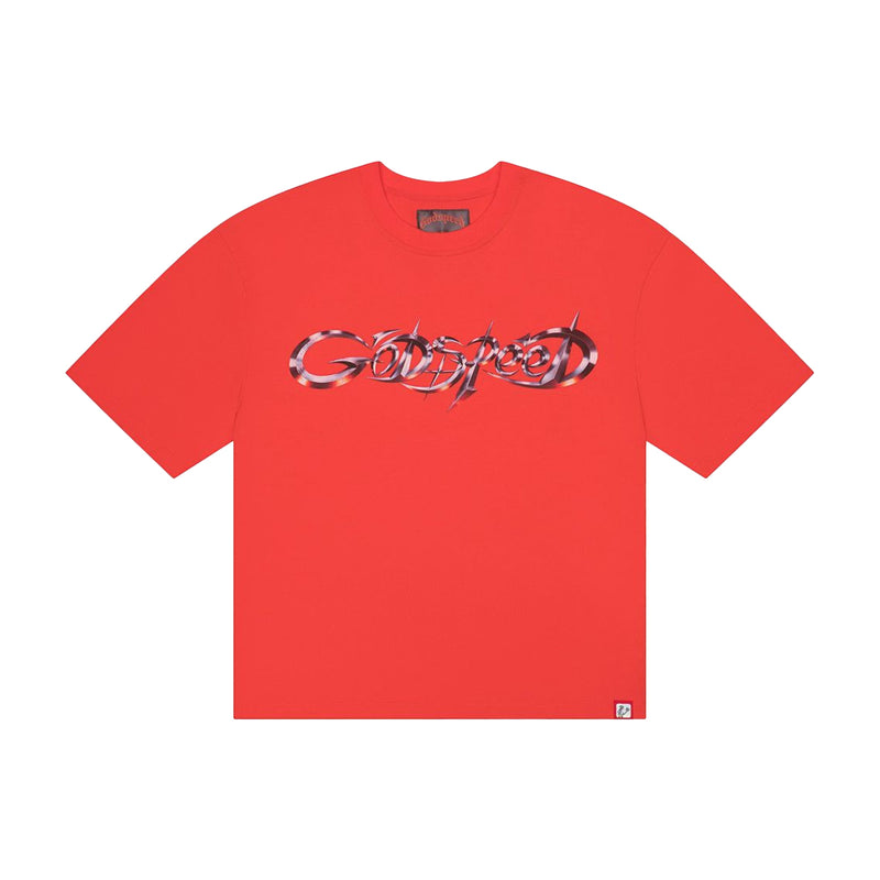 Godspeed Mens New Age Logo Crew Neck T-Shirt Red