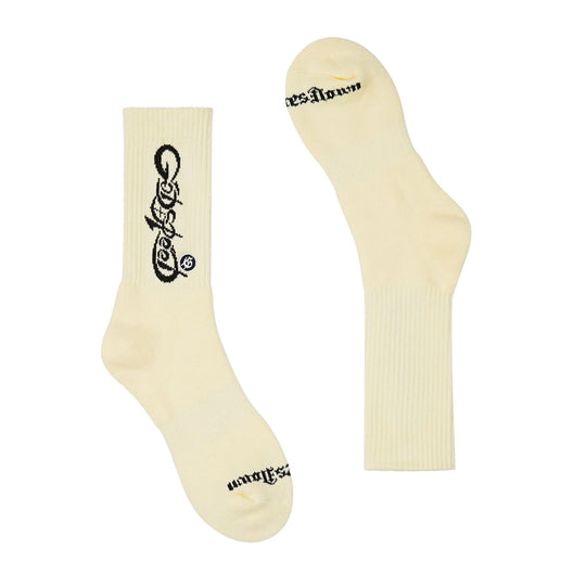 Godspeed Unisex New Age Logo Socks Bone