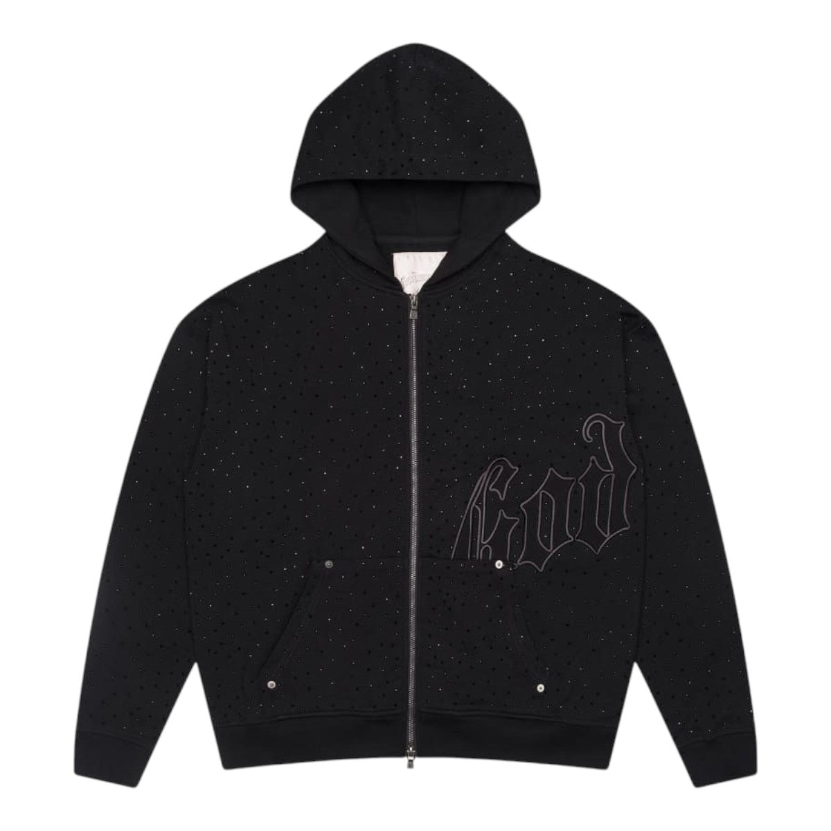 c*y様 Godspeed ブラックパーカー Godspeed Mens OG Logo VVS V2 Boom Zip Up Hoodie Black/Black