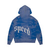 Godspeed Mens OG Logo Hoodie Blue Tye Dye