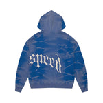 Godspeed Mens OG Logo Hoodie Blue Tye Dye