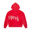 Godspeed Mens OG Logo Hoodie Red Tye Dye