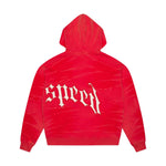 Godspeed Mens OG Logo Hoodie Red Tye Dye