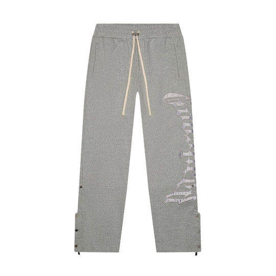 Godspeed Mens OG Logo Sweatpants Grey/Silver Satin