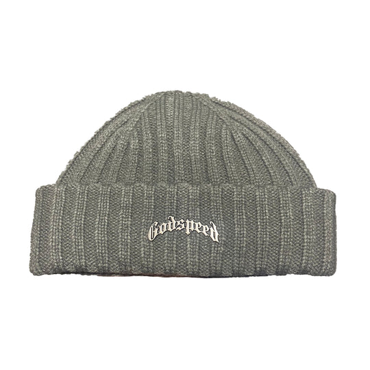 Godspeed Unisex OG Logo Emblem Beanie Heather Grey