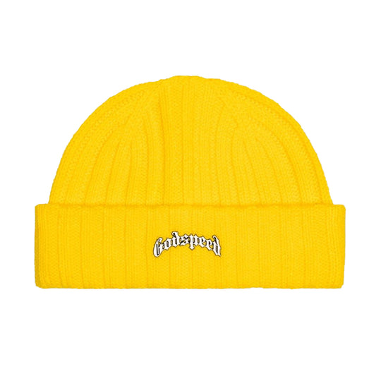 Godspeed Unisex OG Logo Emblem Beanie Yellow