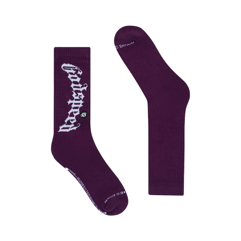 Godspeed Mens OG Logo Socks Grape