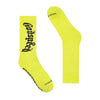 Godspeed Mens OG Logo Socks Neon Yellow