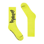 Godspeed Mens OG Logo Socks Neon Yellow