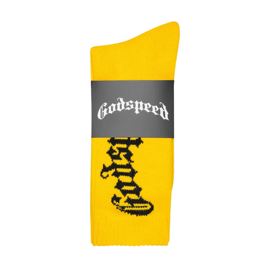 Godspeed Mens OG Logo Socks Yellow