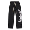 Godspeed Mens OG Logo V2 Boom Sweatpants Black/Silver Satin