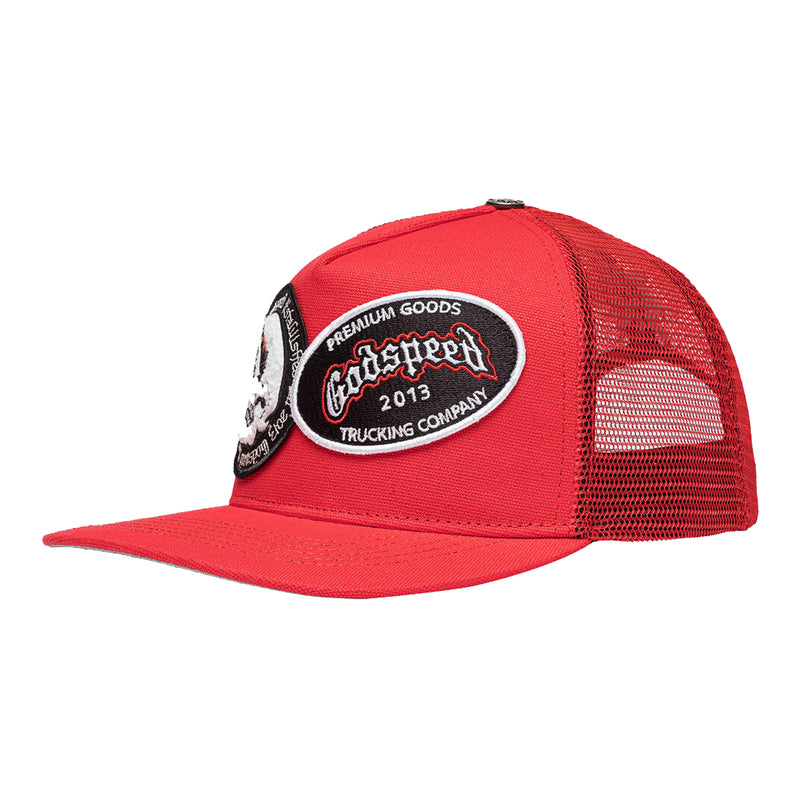 Godspeed Unisex OG Patch Trucker Hat Red
