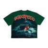 Godspeed Mens Sea Sick Crew Neck T-Shirt Green