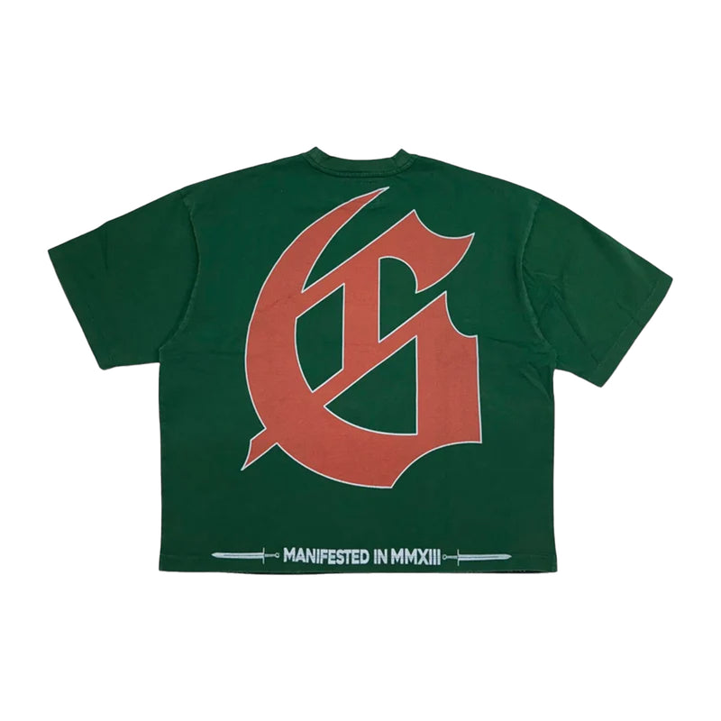 Godspeed Mens Sea Sick Crew Neck T-Shirt Green