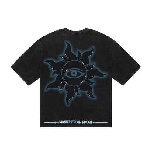 Godspeed Mens Squadron Crew Neck T-Shirt Black Wash