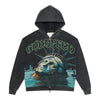 Godspeed Mens Sunken Liberty Zip Hoodie Grey Wash