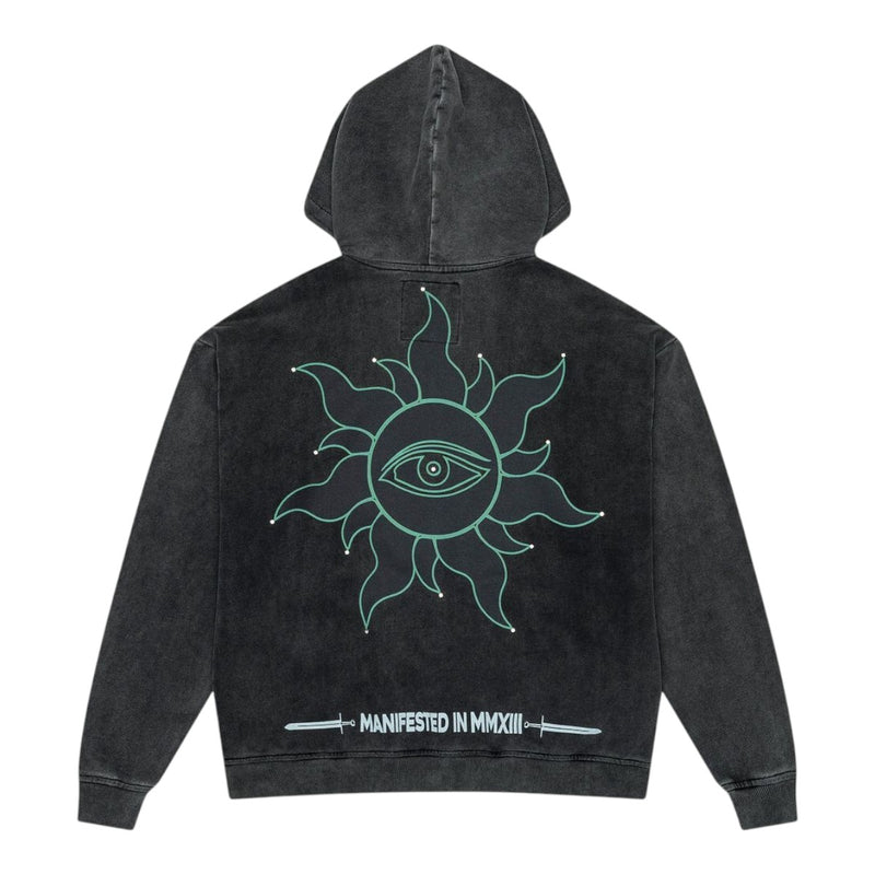 Godspeed Mens Sunken Liberty Zip Hoodie Grey Wash