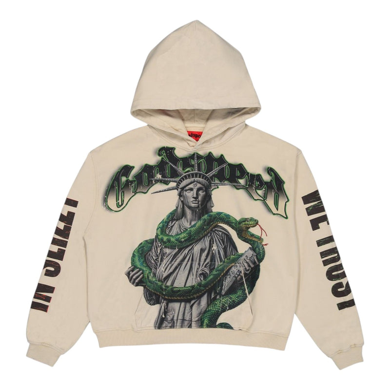 Godspeed Mens Top 5 Slizzy Hoodie Bone
