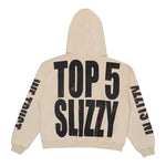 Godspeed Mens Top 5 Slizzy Hoodie Bone