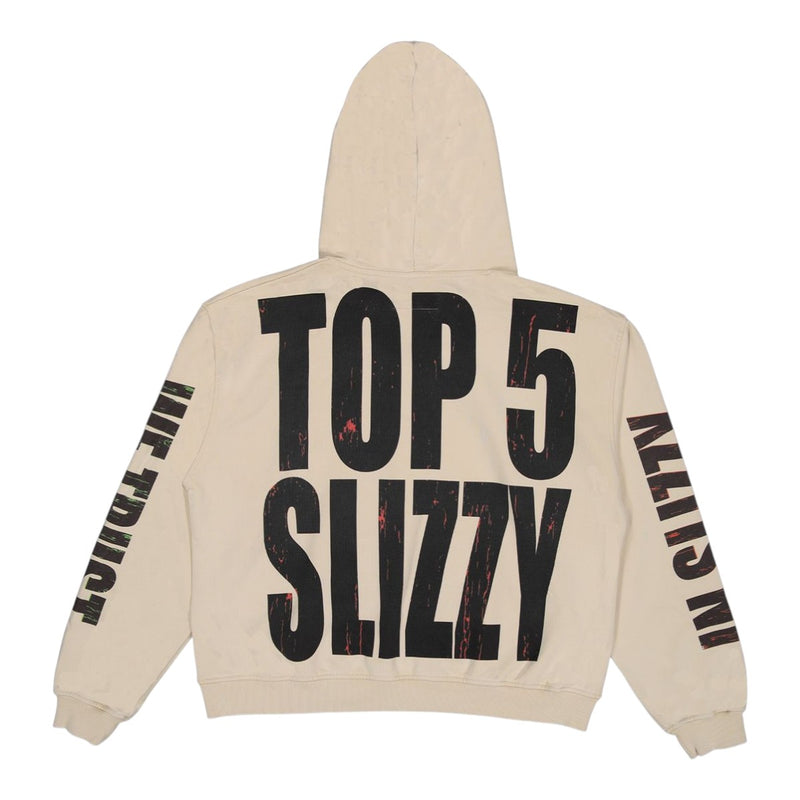 Godspeed Mens Top 5 Slizzy Hoodie Bone