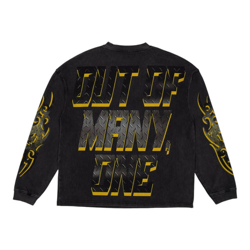 Godspeed Mens Under Construction Long Sleeve Shirt Black Wash
