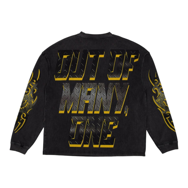 Godspeed Mens Under Construction Long Sleeve Shirt Black Wash