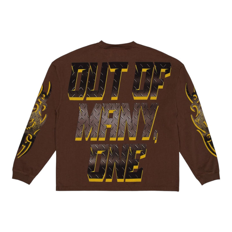 Godspeed Mens Under Construction Long Sleeve Shirt Brown