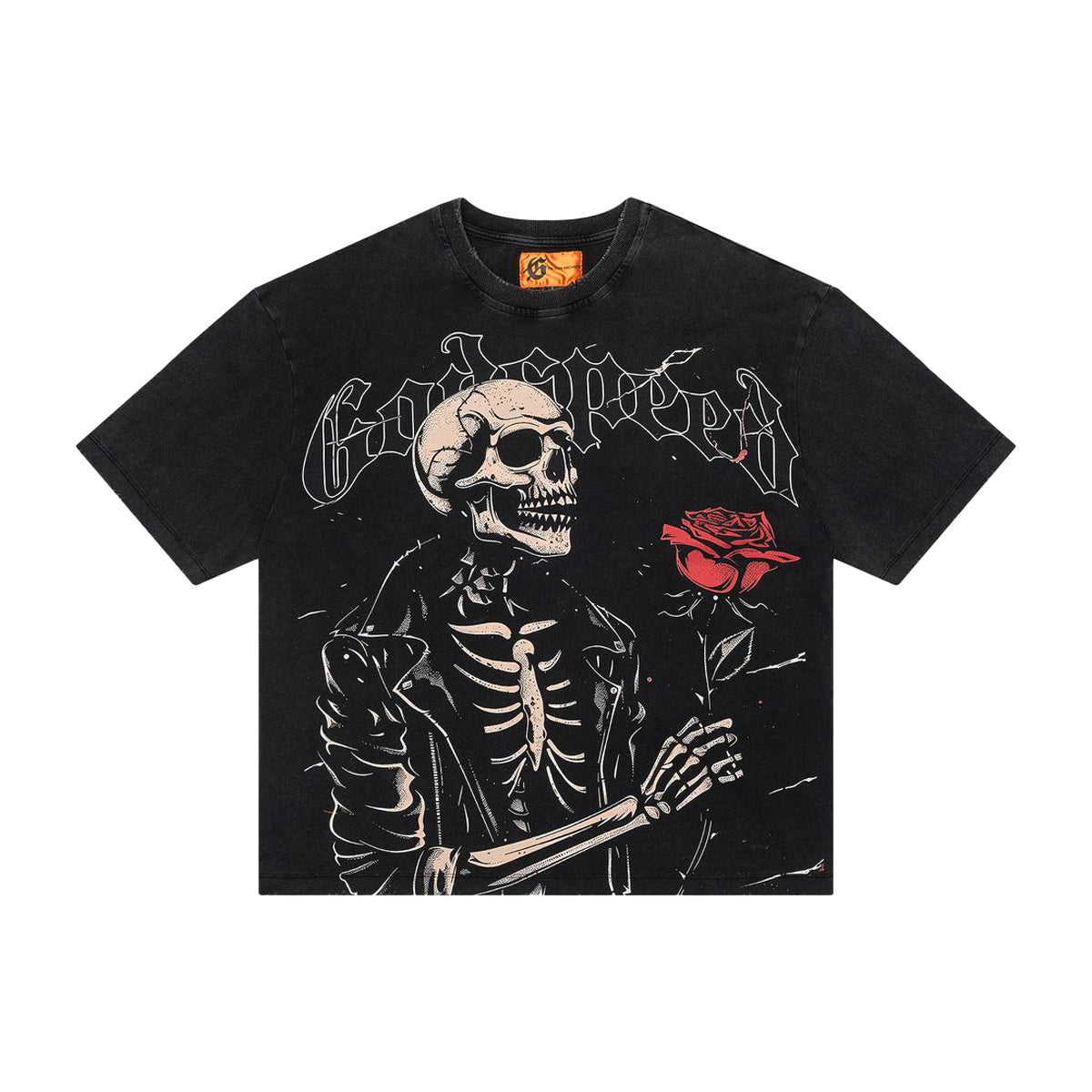 Godspeed Mens Valentine Crew Neck T-Shirt Black | Premium