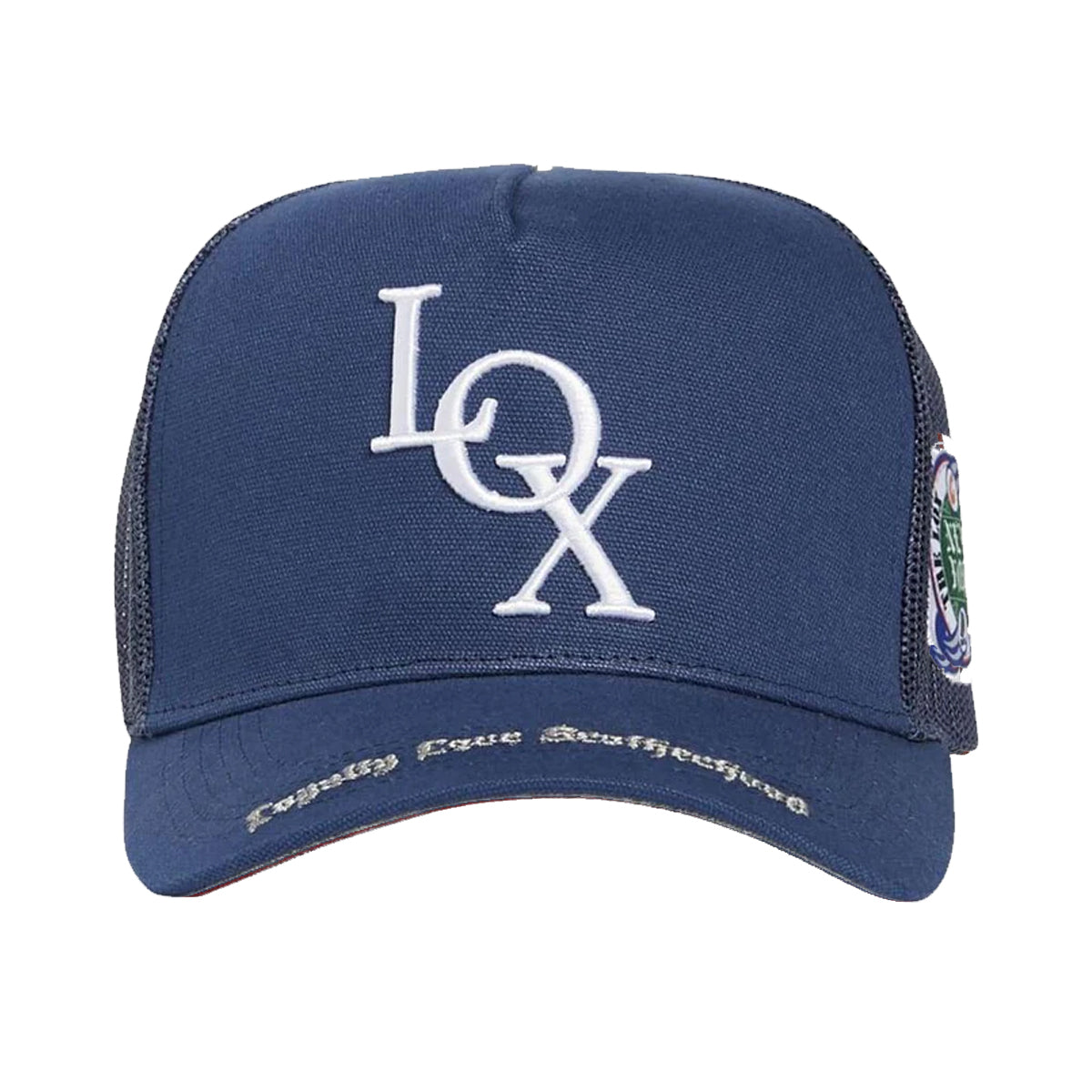 Godspeed Unisex X The LOX Legacy Trucker Hat Navy/White Premium