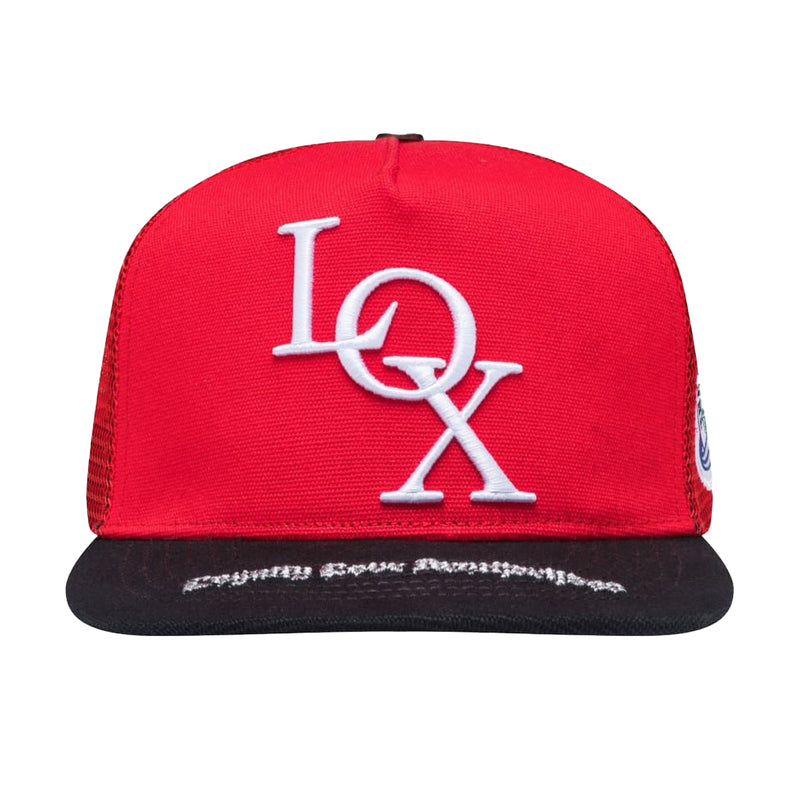 Godspeed Unisex X The LOX Legacy Trucker Hat Black/Red
