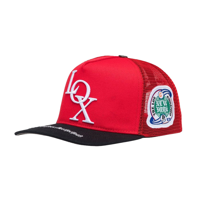 Godspeed Unisex X The LOX Legacy Trucker Hat Black/Red