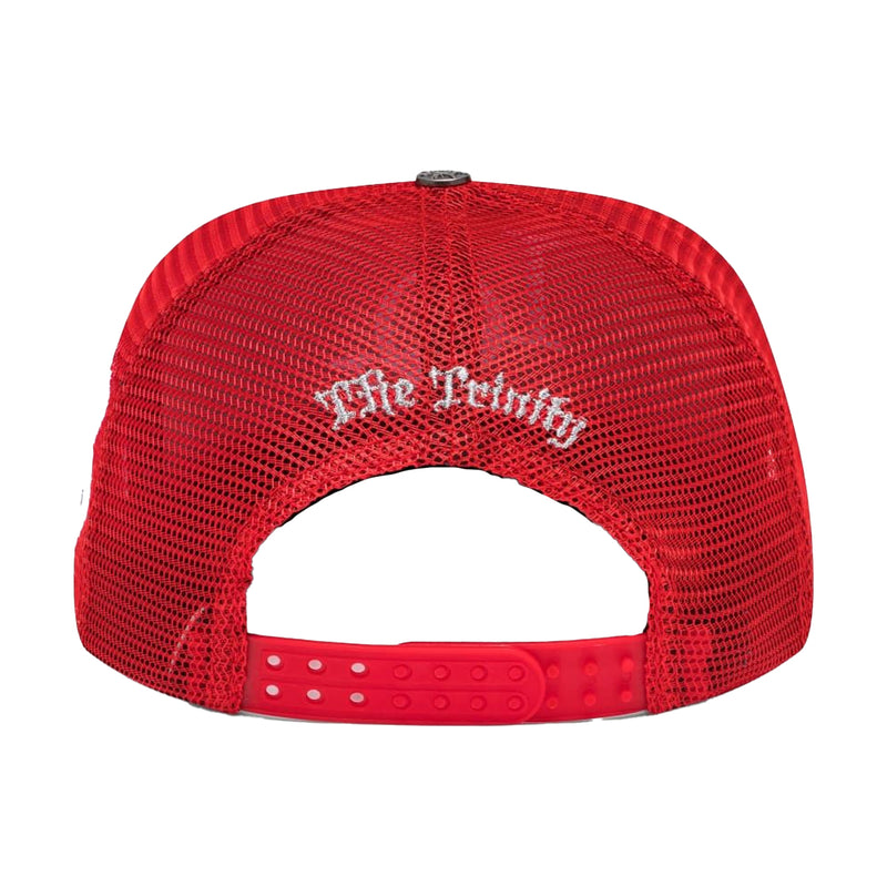 Godspeed Unisex X The LOX Legacy Trucker Hat Black/Red