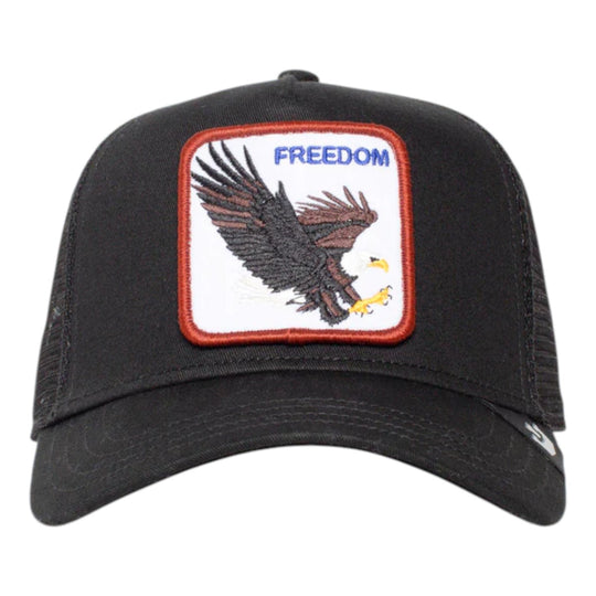 Goorin Bros Unisex The Freedom Eagle Trucker Hat 101-0384 Black